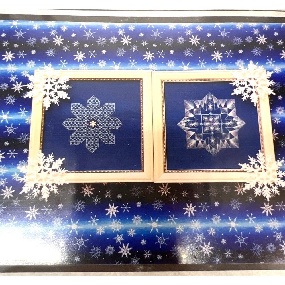 Snowflake Shimmers Pro Simply Old-Fashioned Cross Stitch Pattern